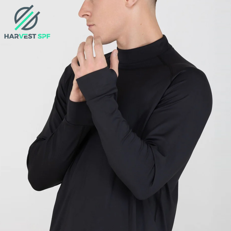 Men's Acrylic-Viscose-Lycra Long Sleeve Baselayer - Harvest SPF