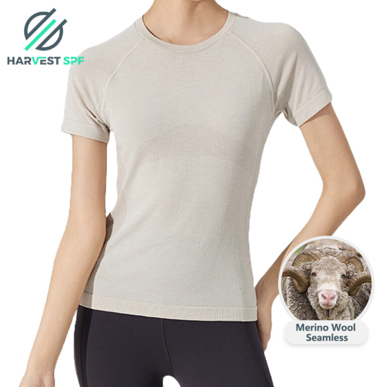 Merino Wool Ladies Seamless Top (1)