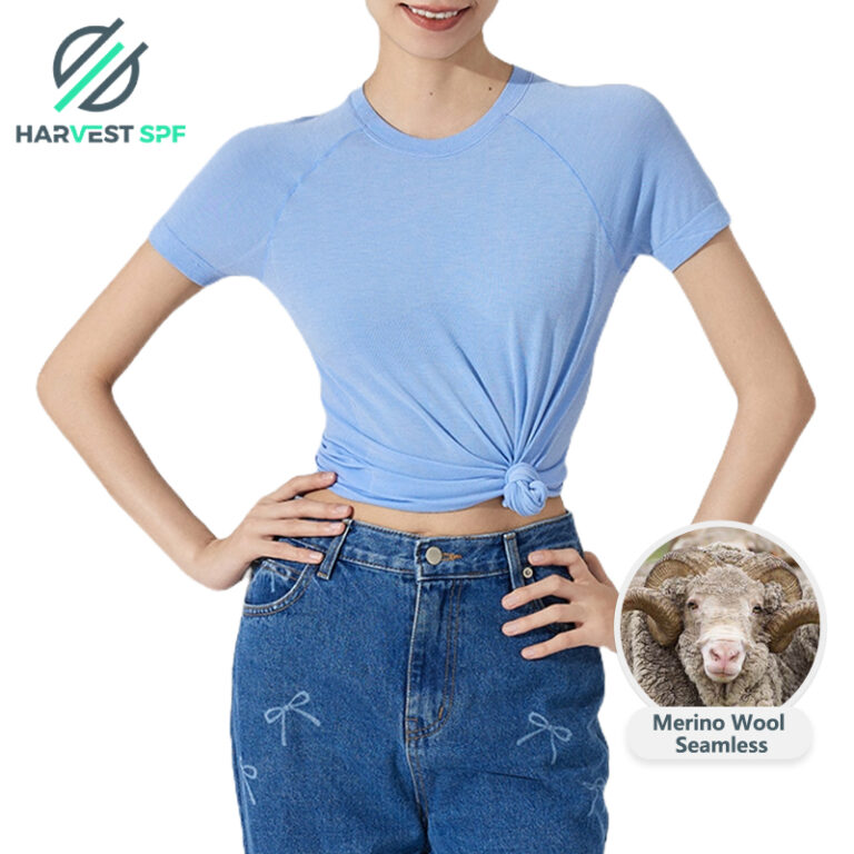 Merino Wool Ladies Seamless Top (3)