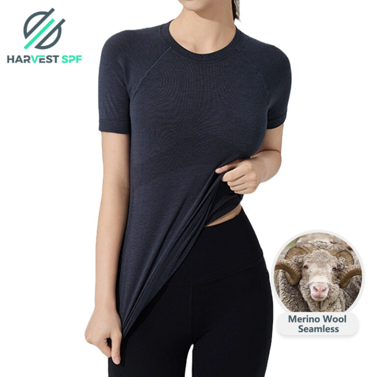Merino Wool Ladies Seamless Top (5)