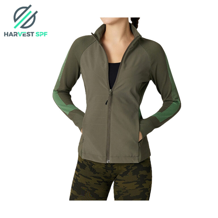Ladies Seamless Jacket With Fleece (3)