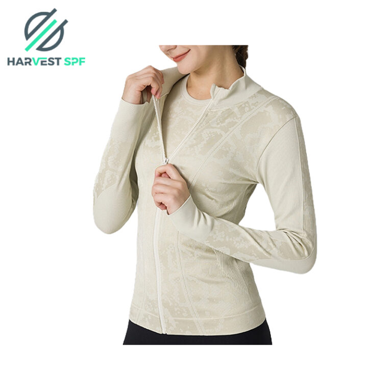 Ladies Seamless Lurex Jacket (1)