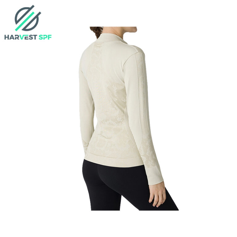 Ladies Seamless Lurex Jacket (2)
