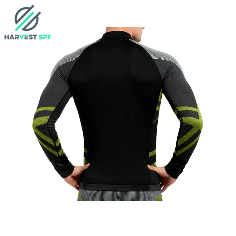 Seamless 14 zip long-sleeved windbreaker top (4)