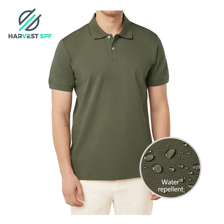 Water Repellent SPF Protection Men's Polo Shirt