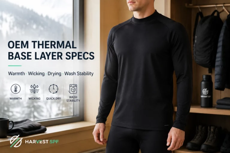 OEM Thermal Base Layer Specs Warmth, Wicking, Drying and Wash Stability
