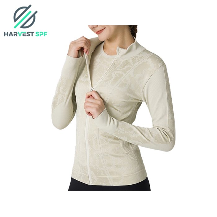 Ladies Seamless Lurex Jacket (1)