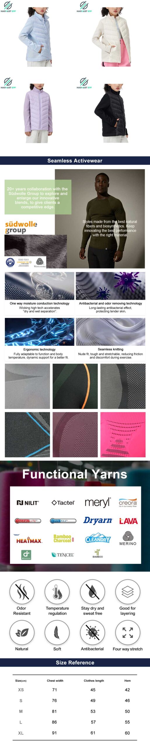 Custom Premium Kids Seamless Jacket  | OEM Activewear Manufacturer-