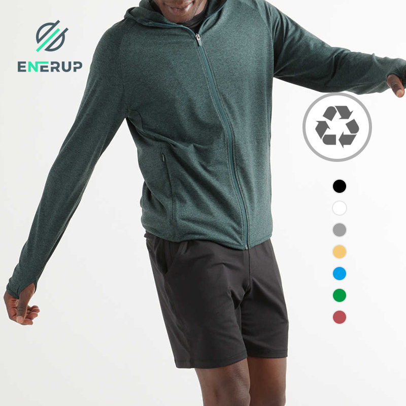 men's athleisure zip up hoodie