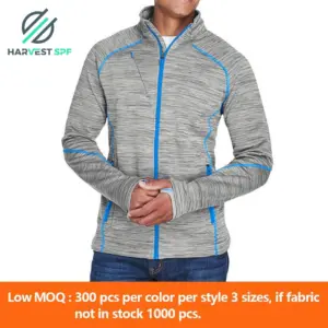What Is Fleece and How to Use It in Sportswear- Cationic strip checkered fleece zip up jacket