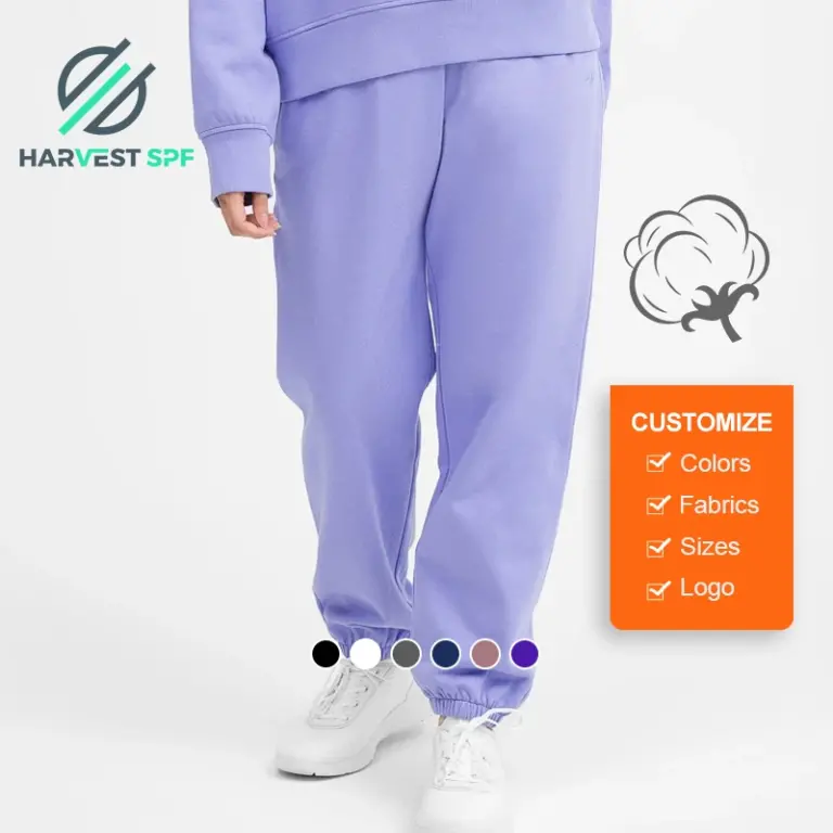 Ladie’s comfy sweat jogger pants organic cotton