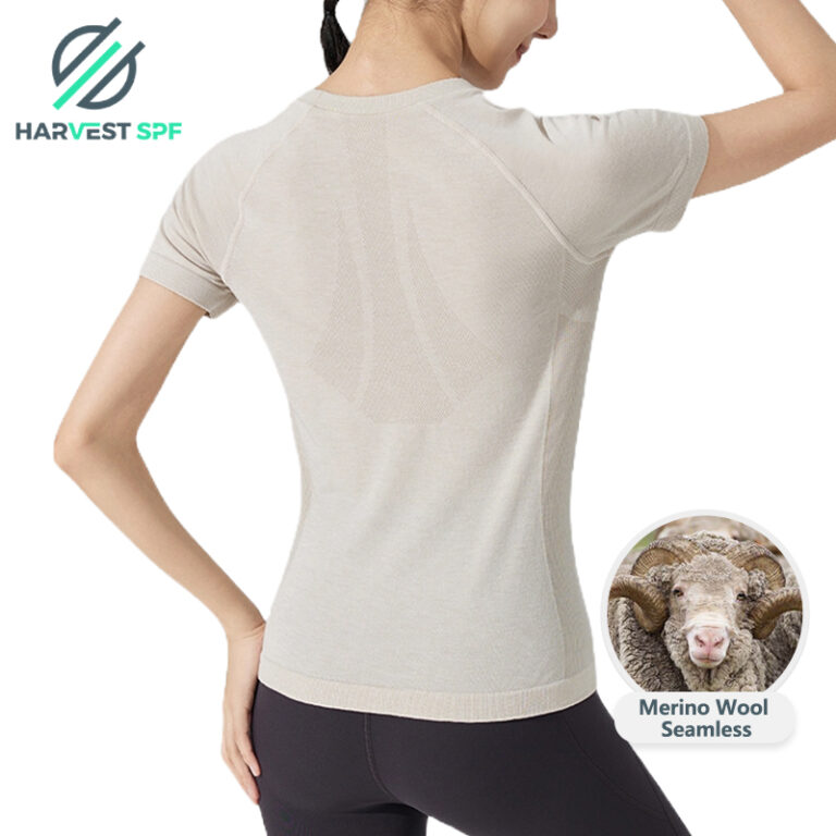 Merino Wool Ladies Seamless Top (2)
