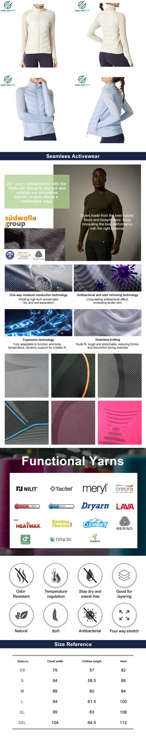 Custom Premium Ladies Seamless Jacket| OEM Activewear Manufacturer-