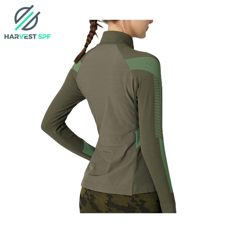 Ladies Seamless Jacket With Fleece (2)