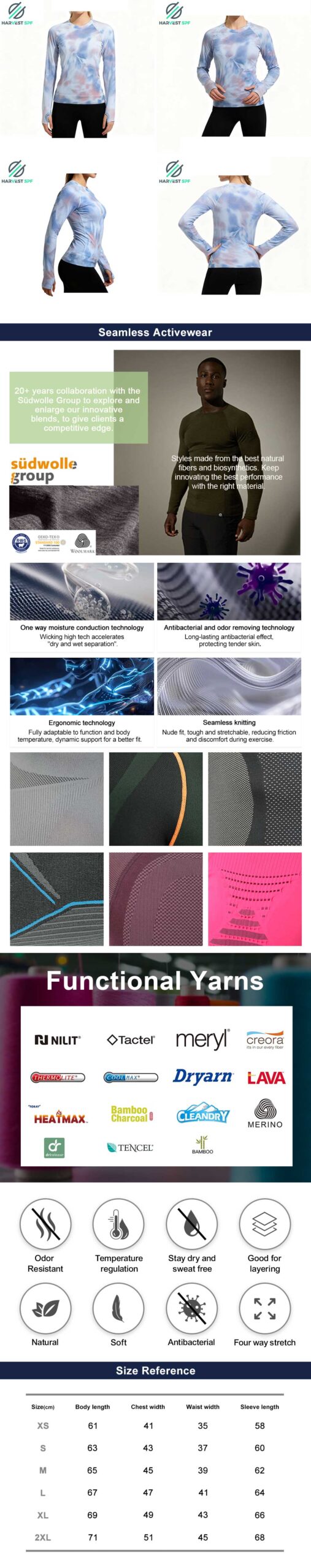 Custom Premium Ladies Seamless Long Sleeve | OEM Activewear Manufacturer-