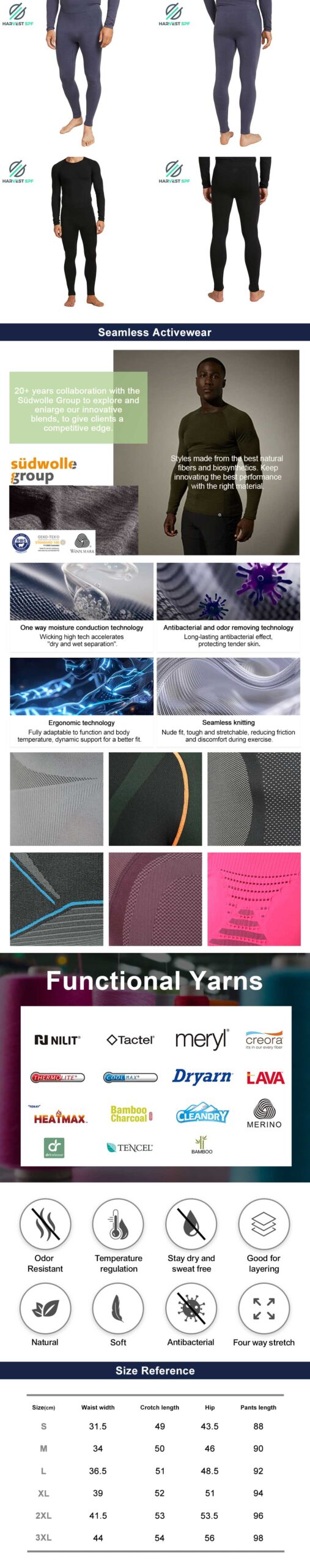 Custom Premium  Men’s Seamless Long Pants | OEM Activewear Manufacturer-