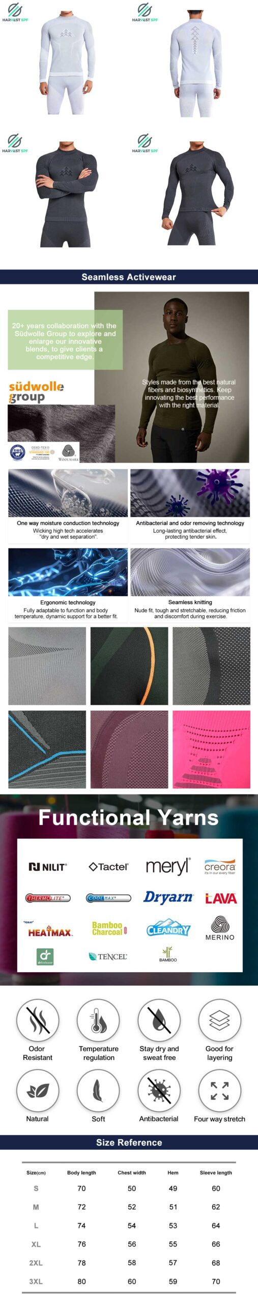 Custom Premium Men’s Seamless Top | OEM Activewear Manufacturer-