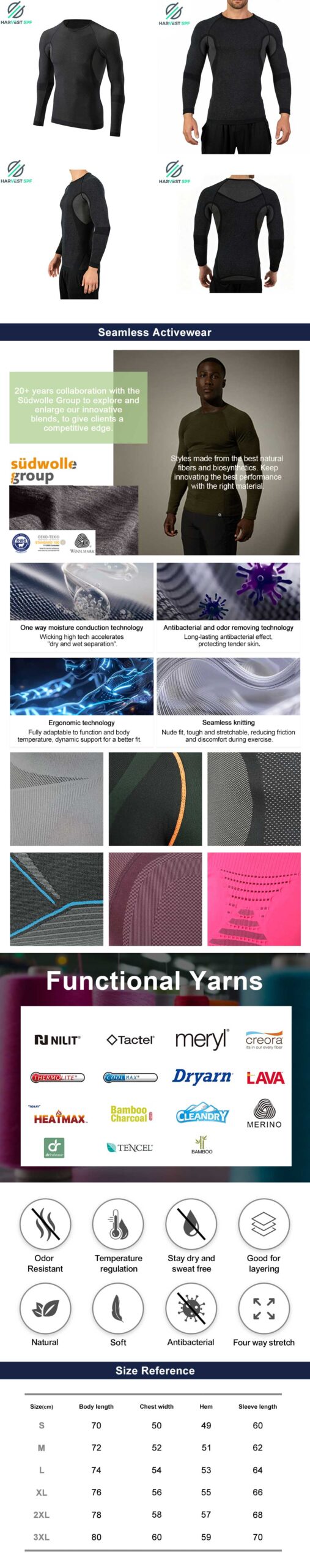 Custom Premium Seamless Cycling Long Sleeve Top | OEM Activewear Manufacturer-